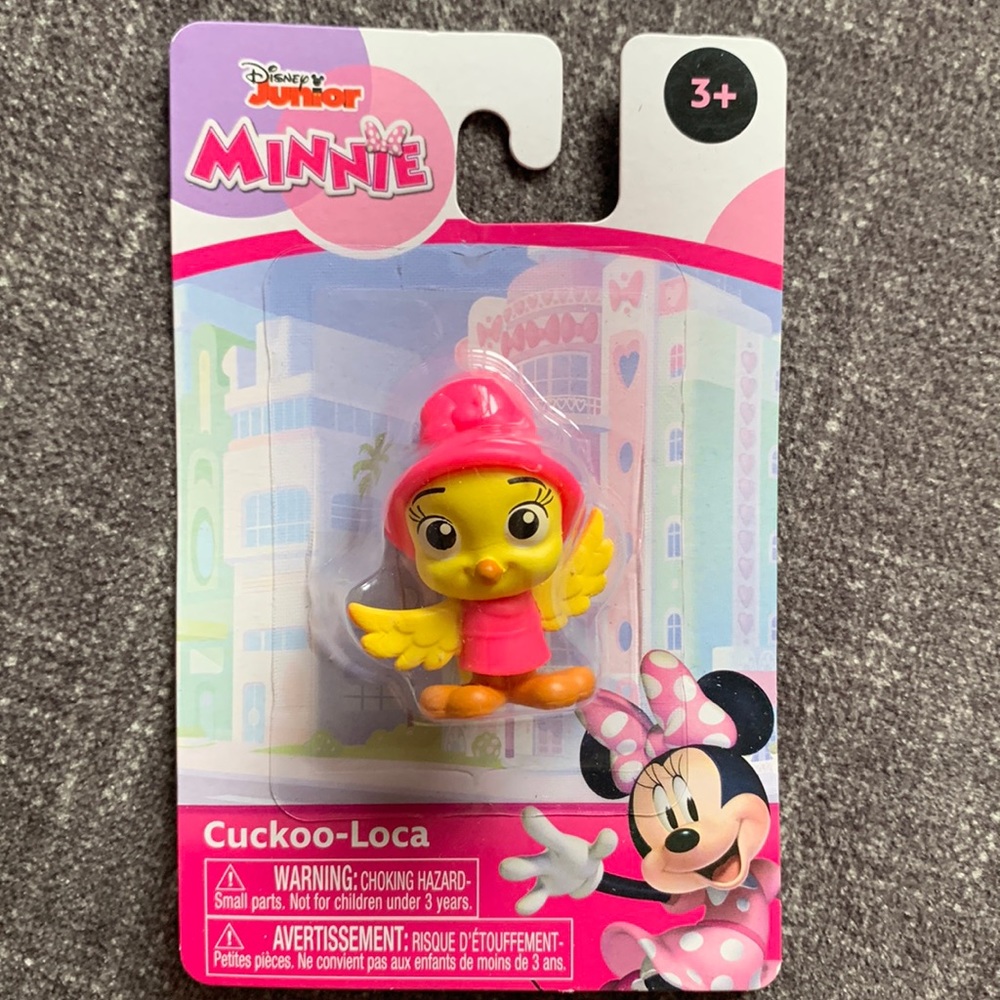 Disney Junior Minnie 1.75" Figure Cuckoo Loco, New